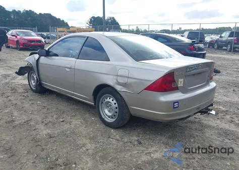 2002 Honda Civic Ex z USA, uszkodzony, nr VIN 1HGEM22912L014056